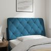 vidaXL Headboard Cushion Blue 100 cm Velvet