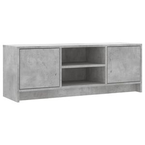 vidaXL Tv-b&auml;nk betonggr&aring; 102x30x37,5 cm konstruerat tr&auml;