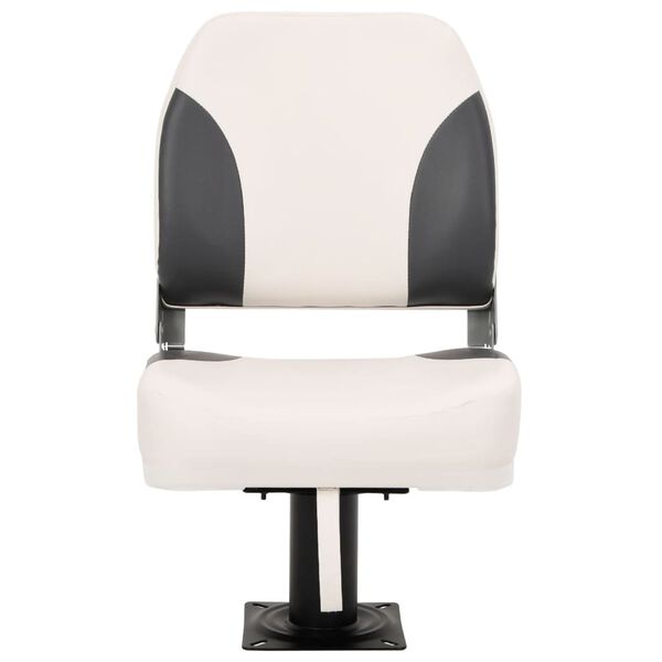 vidaXL B&aring;tstol 4 delar f&auml;llbart l&aring;gt ryggst&ouml;d