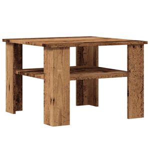 vidaXL Soffbord gammalt tr&auml; 60x60x42 cm konstruerat tr&auml;