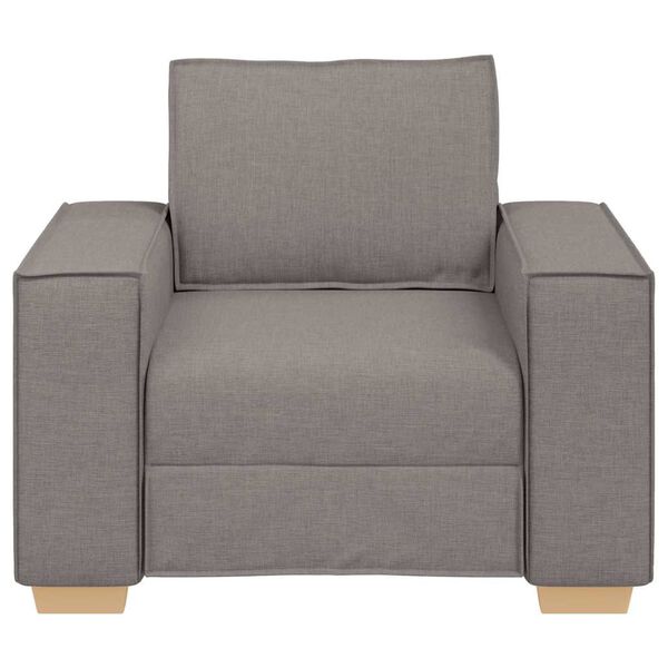vidaXL Soffa taupe 100x78x84 cm tyg
