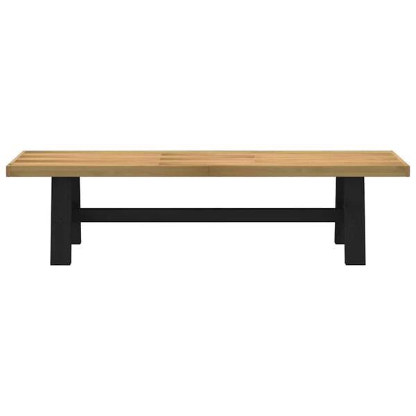 vidaXL Matsalsb&auml;nk NOAIN A-formade ben 180x40x45 cm massiv furu