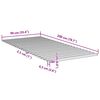 vidaXL Ribbottnar 90x200 cm massiv furu