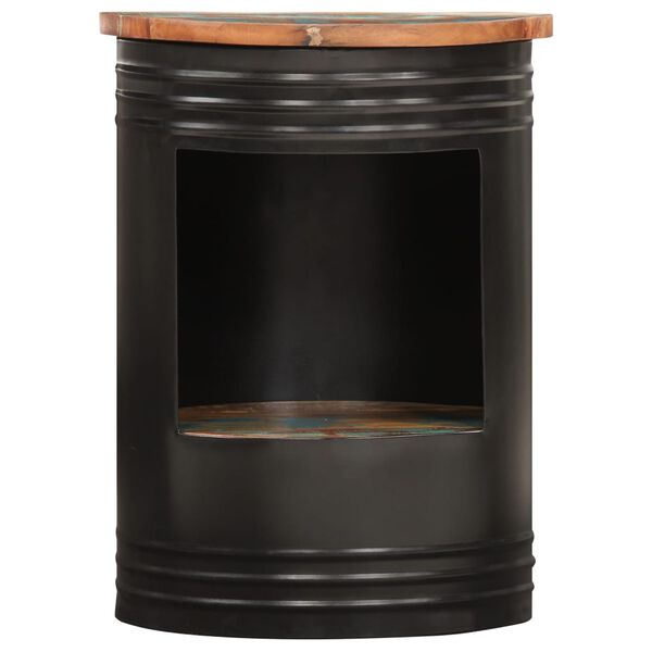 vidaXL Soffbord 43x55 cm massivt återvunnet trä