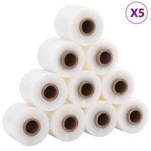 vidaXL Str&auml;ckfilm 50 st transparent 23 &mu;m 10 cm x 150 m