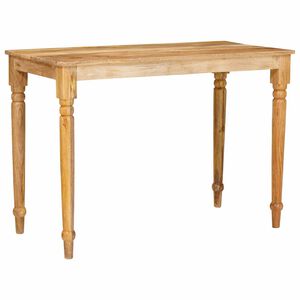 vidaXL Kaffeebord Brun 110 x 55 x 77 cm Massivt mangotr&auml;