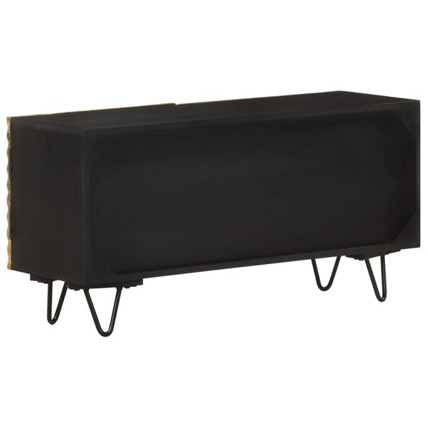 vidaXL TV-bänk 90x30x45 cm massivt mangoträ
