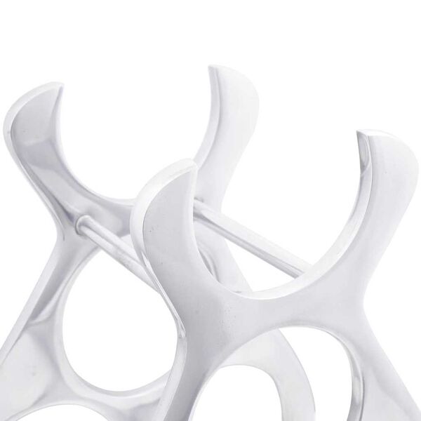 vidaXL Vinställ Silver 23 x 14 x 28 cm Aluminium