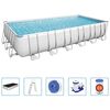 Bestway Pool Power Steel med tillbeh&ouml;r rektangul&auml;r 732x366x132 cm