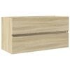 vidaXL Tv&auml;ttst&auml;llssk&aring;p sonoma-ek 90x38,5x45 cm sp&aring;nskiva