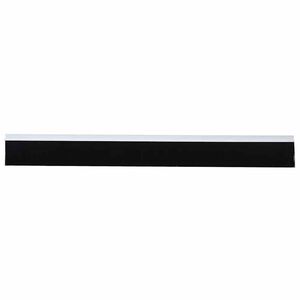 vidaXL Sj&auml;lvh&auml;ftande d&ouml;rrborstlist 2 st Vit 100 cm Aluminiumlegering