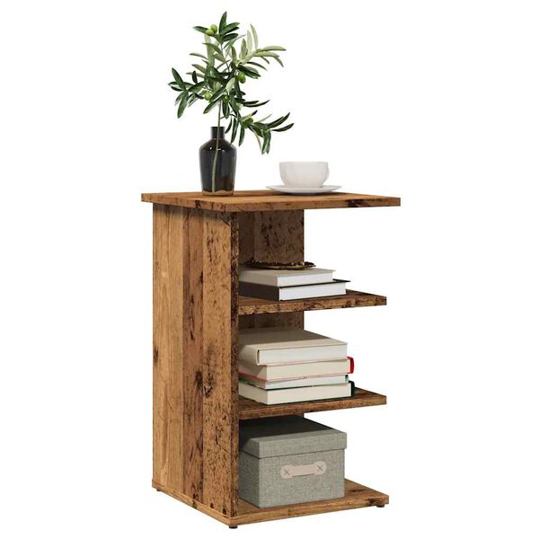 vidaXL Sk&auml;nk gammalt tr&auml; 35x35x55 cm konstruerat tr&auml;