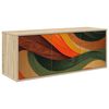 vidaXL V&auml;ggmonterad TV-sk&aring;p BONN 102 x 33 x 40 cm Sonoma-ek