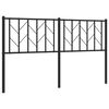 vidaXL Ers&auml;ttningsgavel metall svart 150 cm