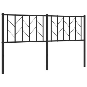 vidaXL Ers&auml;ttningsgavel metall svart 150 cm