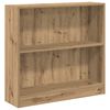 vidaXL Bokhylla ek 80x24x76 cm konstruerat tr&auml;