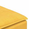 vidaXL Modulsoffa fotpallsmodul ljusgul 100x100x48 cm