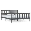 vidaXL S&auml;ngram massiv furu 135x190 cm gr&aring;