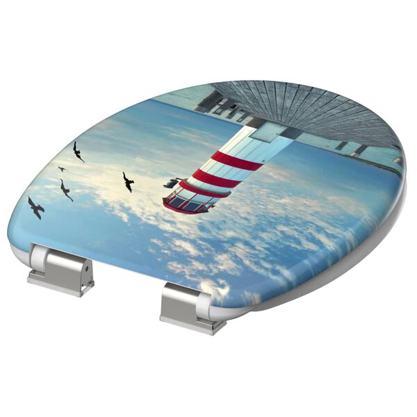 SCH&Uuml;TTE Toalettsits med mjuk st&auml;ngning LIGHTHOUSE