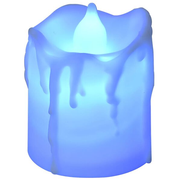 vidaXL Elektriska v&auml;rmeljus LED 24 st f&auml;rgglada