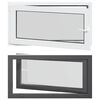 vidaXL K&auml;llarf&ouml;nster RISOR 110 x 60 cm PVC och glas Antracit