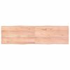 vidaXL Bordsskiva ljusbrun 180x50x(2-4) cm massivt tr&auml; levande kant