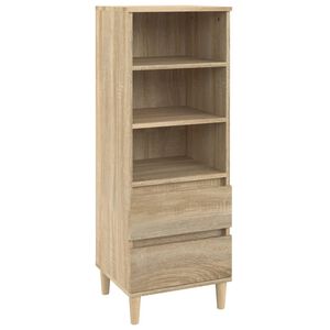 vidaXL H&ouml;gsk&aring;p sonoma-ek 40x36x110 cm konstruerat tr&auml;