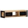 vidaXL Tv-b&auml;nk 100x30x25 cm massivt grovt mangotr&auml;
