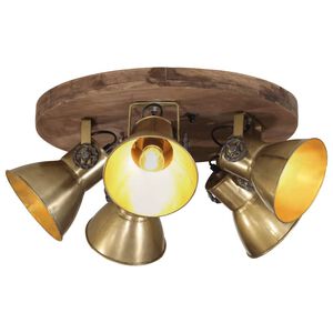 vidaXL Taklampa 25 W antik m&auml;ssing 50x50x25 cm E27