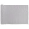 vidaXL Insynsskydd f&ouml;r balkong gr&aring; 400x120 cm PVC