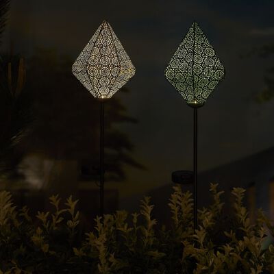 Luxform Soldriven trädgårdslampa LED Tyana rosa