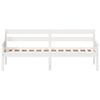vidaXL Dagbädd utan madrass vit 75x190 cm massiv trä furu