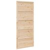 vidaXL Ladug&aring;rdsd&ouml;rr 80 x 2,5 x 208 cm Massiv furu Naturlig