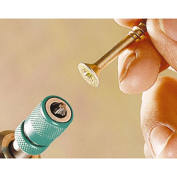 wolfcraft Bitshållare med djupanslag och ringmagnet 2411000