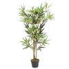 vidaXL Konstv&auml;xt bambu 552 blad 120 cm gr&ouml;n