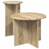 vidaXL Sidobordsset 2 st Sonoma-ek &Oslash; 45 x 35 cm Konstruerat tr&auml;