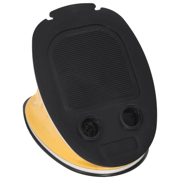 vidaXL Fotpump 26x18 cm PP och PE gr&aring; och gul