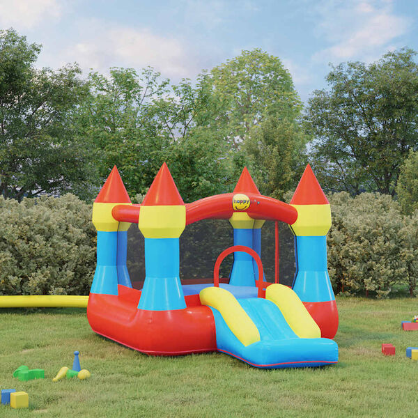 Happy Hop Hoppborg med rutschkana 264x365x214 cm