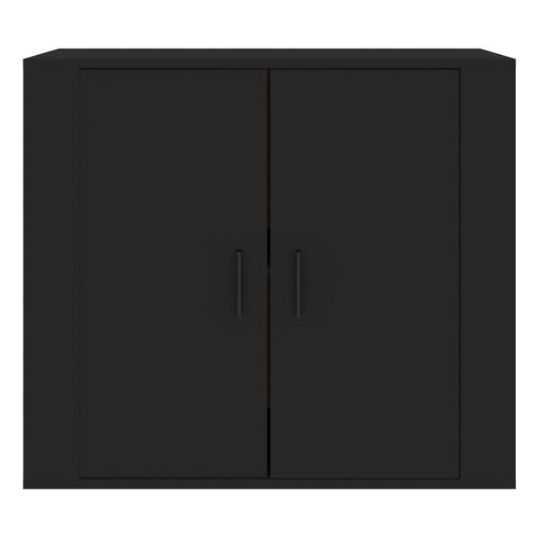 vidaXL Skänk svart 80x33x70 cm konstruerat trä