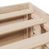 vidaXL S&auml;ngram utan madrass med l&aring;dor 75x190 cm massiv furu