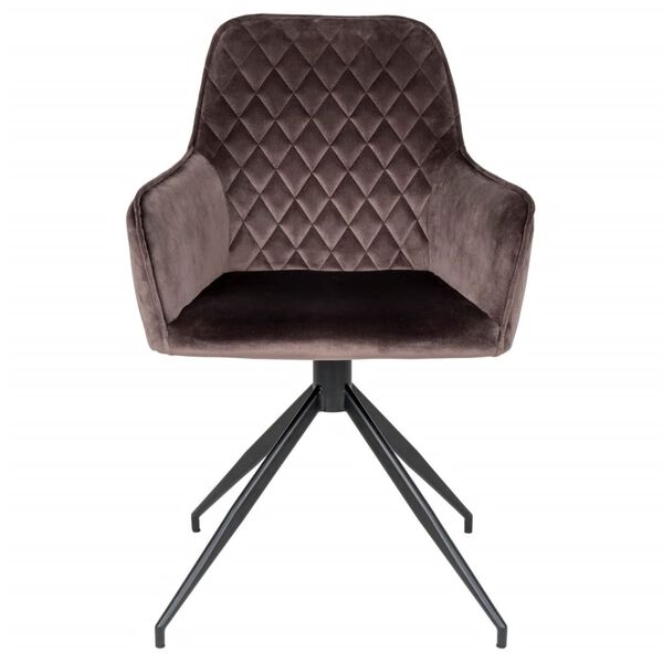 House Nordic Matstol Ava snurrbavr brun