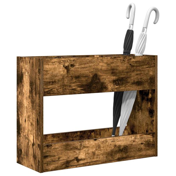 vidaXL F&ouml;rvaringskrok & St&auml;ll R&ouml;kt ek 65 x 24 x 50 cm Konstruerat tr&auml;