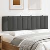 vidaXL Headboard Cushion "Hanko" Dark Grey 180 cm Fabric