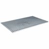 vidaXL Galler Silver 100 x 60 x 2 cm Varmf&ouml;rzinkad st&aring;l