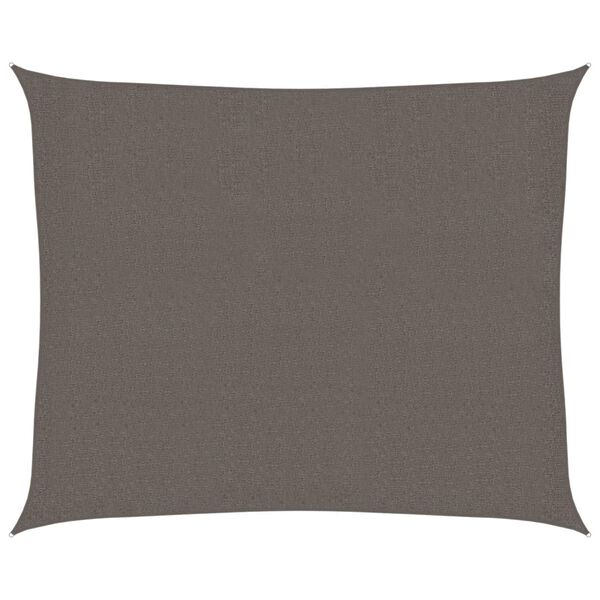 vidaXL Solsegel 160 g/m² antracit 2,5x3 m HDPE