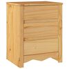 vidaXL Kaffeebord med l&aring;da Drammen Ek 45 x 35 x 56 cm Massiv furu