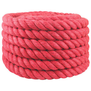 vidaXL Juterep 40 mm R&ouml;d 100% Tossa jute