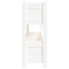 vidaXL Odlingsl&aring;da vit 112x25x66 cm massiv furu
