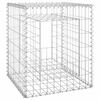 vidaXL Gabionkorg stolpform 50x50x60 cm j&auml;rn