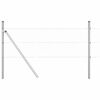 vidaXL St&auml;ngselstolpe Silver 25 x 0,6 m (36 mm maska) St&aring;l